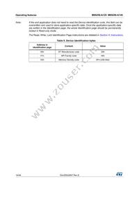 M95256-DWDW4TP/K Datasheet Page 14