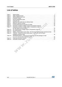 M95512-DRDW8TP/K Datasheet Page 4