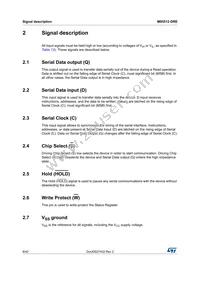 M95512-DRDW8TP/K Datasheet Page 8