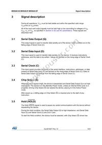 M95640-DRMC6TG Datasheet Page 9
