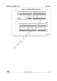 M95M01-DWDW4TP/K Datasheet Page 21