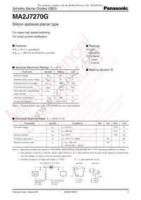 MA2J7270GL Datasheet Cover