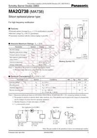 MA2Q73800L Datasheet Cover