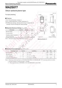 MA2S07700L Datasheet Cover