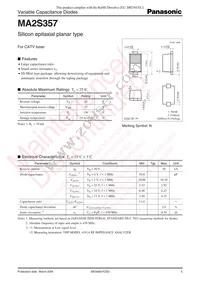 MA2S35700L Datasheet Cover