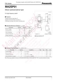 MA2SP0100L Datasheet Cover