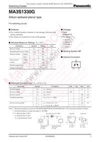 MA3S1330GL Datasheet Cover