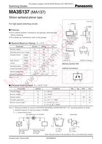 MA3S13700L Datasheet Cover