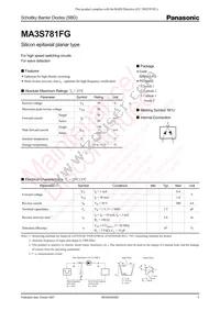 MA3S781FGL Datasheet Cover