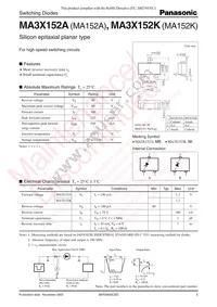 MA3X152K0L Datasheet Cover