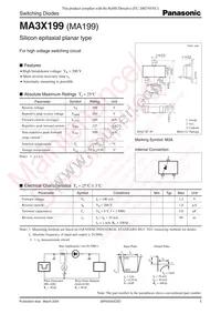 MA3X19900L Datasheet Cover