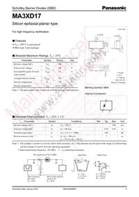 MA3XD1700L Datasheet Cover