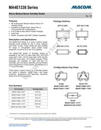 MA4E1338E1-1068T Datasheet Cover