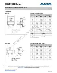 MA4E2054B1-287T Datasheet Page 5