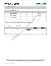 MA4E2072M-1068T Datasheet Page 2