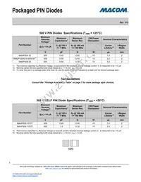 MA4P505-1072T Datasheet Page 3