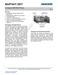 MA4P7441F-1091T Datasheet Cover