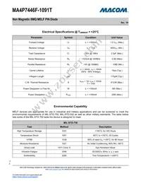 MA4P7446F-1091T Datasheet Page 2