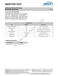 MA4P7470F-1072T Datasheet Page 2