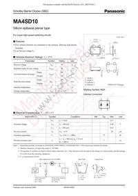 MA4SD1000L Datasheet Cover