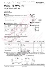 MA4Z71300L Datasheet Cover