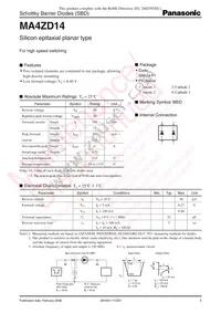 MA4ZD1400L Datasheet Cover