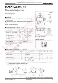 MA6X12300L Datasheet Cover