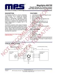 MA700GQ-Z Datasheet Cover