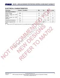 MA700GQ-Z Datasheet Page 4