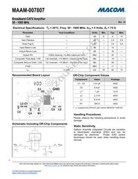 MAAM-007807-TR1000 Datasheet Page 2