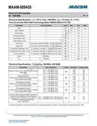 MAAM-009455-TR1000 Datasheet Page 2