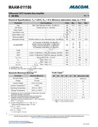 MAAM-011186-TR1000 Datasheet Page 2