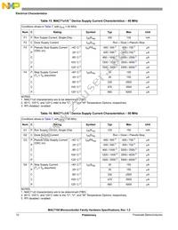 MAC7101MAG40 Datasheet Page 12