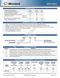 MAD1109E3/TU Datasheet Page 2