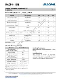 MADP-011048-TR3000 Datasheet Page 2