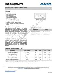 MADS-001317-1500AP Datasheet Cover