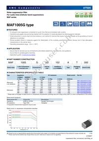 MAF1005GAD251DT000 Datasheet Cover