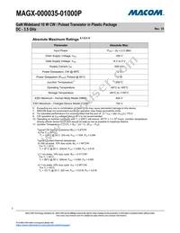 MAGX-000035-01000P Datasheet Page 3