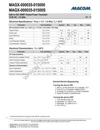 MAGX-000035-01500S Datasheet Page 2