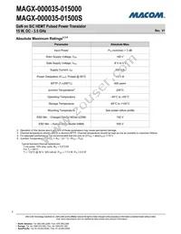 MAGX-000035-01500S Datasheet Page 3