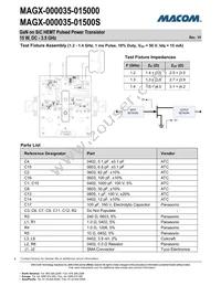 MAGX-000035-01500S Datasheet Page 4