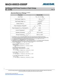 MAGX-000035-05000P Datasheet Page 3