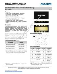 MAGX-000035-09000P Datasheet Cover