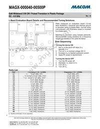 MAGX-000040-00500P Datasheet Page 4