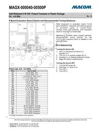 MAGX-000040-00500P Datasheet Page 5