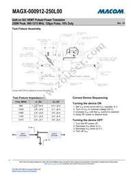 MAGX-000912-250L00 Datasheet Page 4