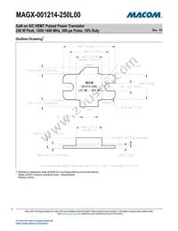 MAGX-001214-250L00 Datasheet Page 6