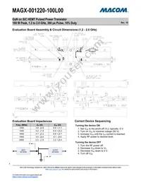 MAGX-001220-100L00 Datasheet Page 4