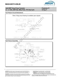 MAGX-002731-030L00 Datasheet Page 6