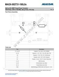 MAGX-002731-180L0S Datasheet Page 4